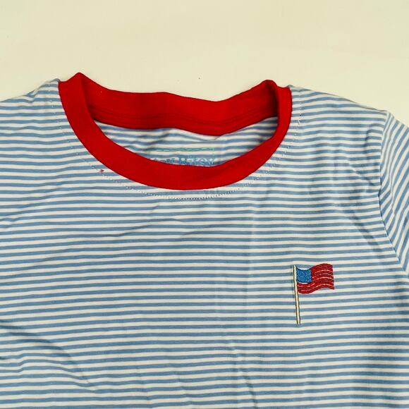 NWT Itsy Bitsy Size 5 American Flag Shirt Set - Picture 2 of 3